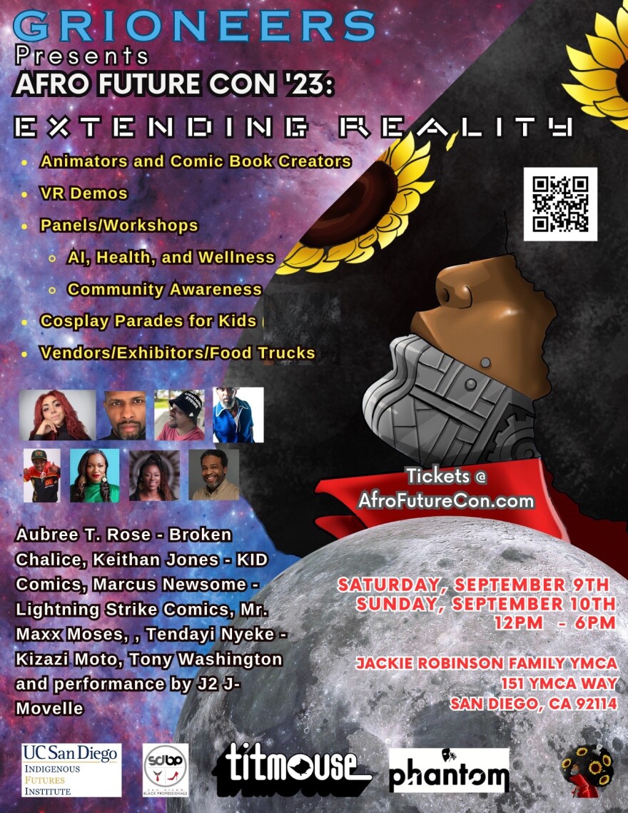 Poster for this year's Afro Future Con.