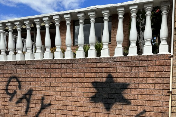 The graffiti targeted both Jewish and LGBT Sydneysiders. Similar graffiti appeared overnight in Melbourne.