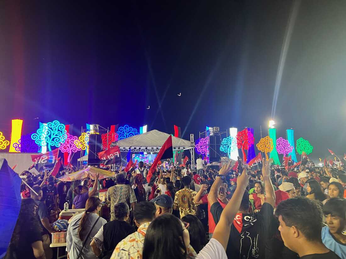 Thousands gathered to celebrate the 44th anniversary of the Sandinista revolution. Polls show that only 13 percent of Nicaraguans identify as Sandinistas. But in the country, the party feels ever-present.