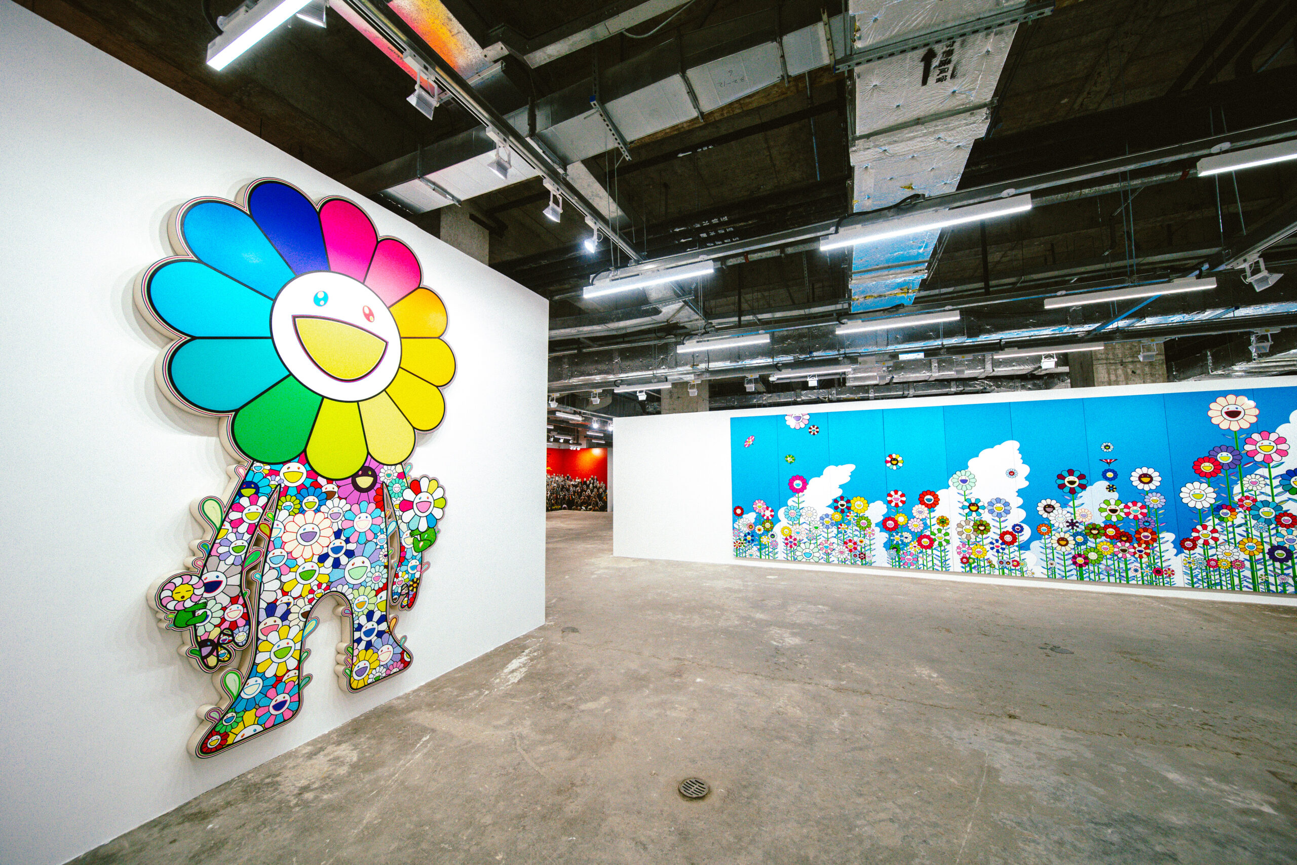 Tokyo artist Takashi Murakami's works are on display at the 2023 