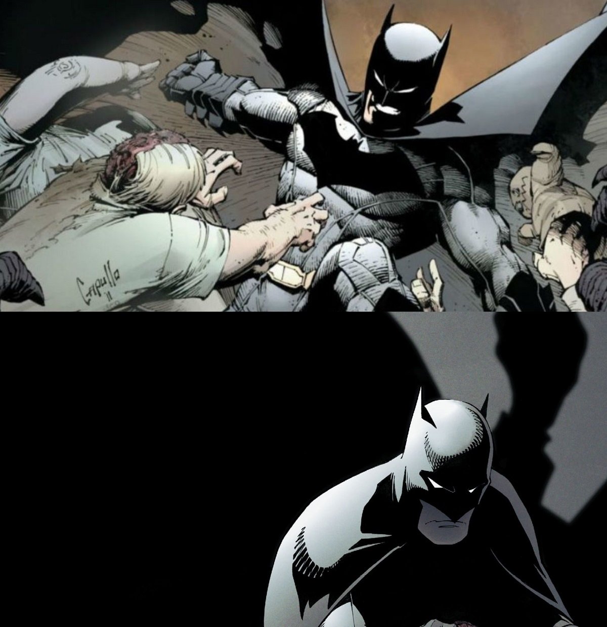 Greg Capullo's artwork for his epic New 52 run of the Batman, with writer Scott Snyder. 
