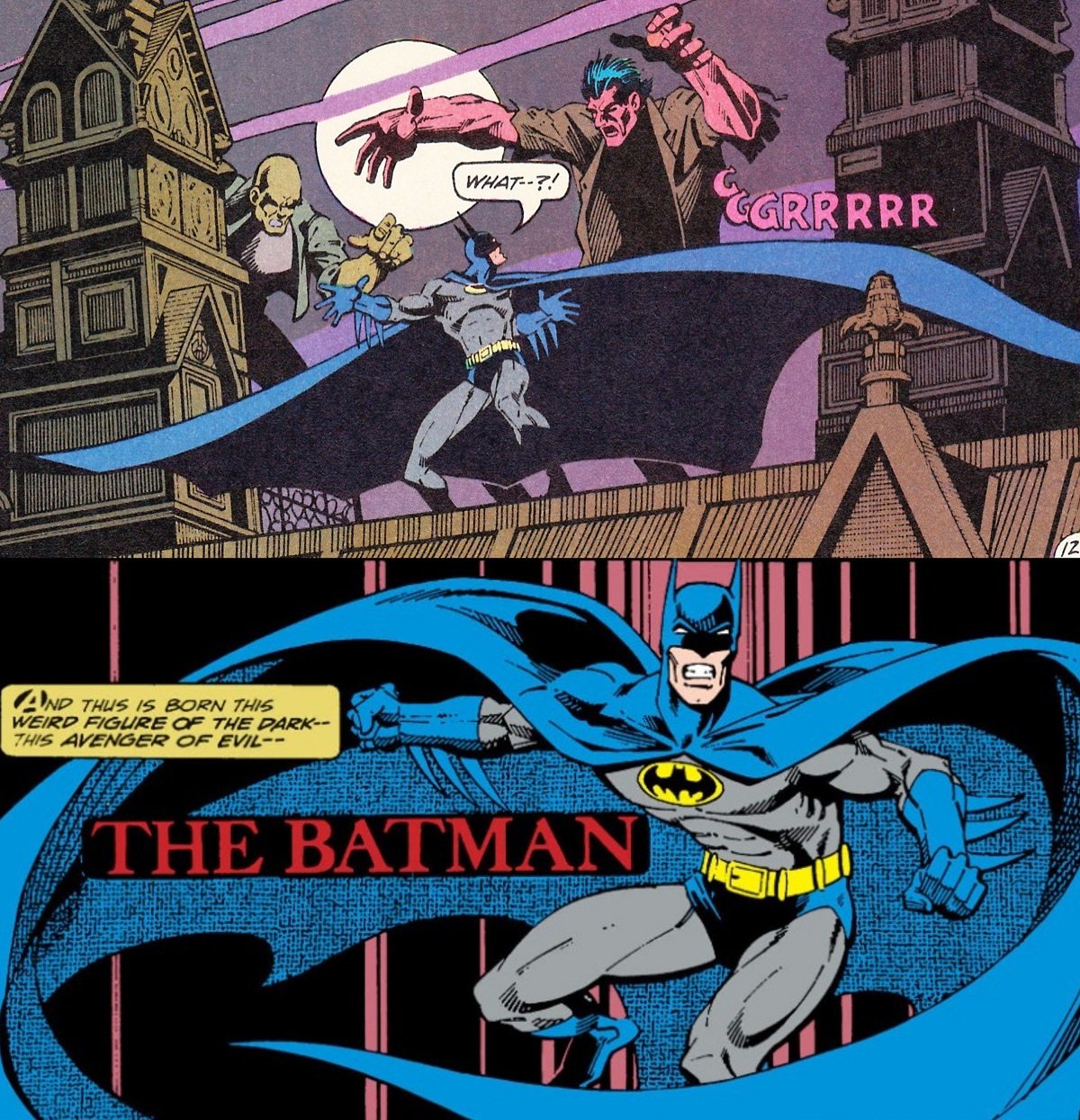 Batman art by Marshall Rogers, from his brief run on Detective Comics in 1977-78. 