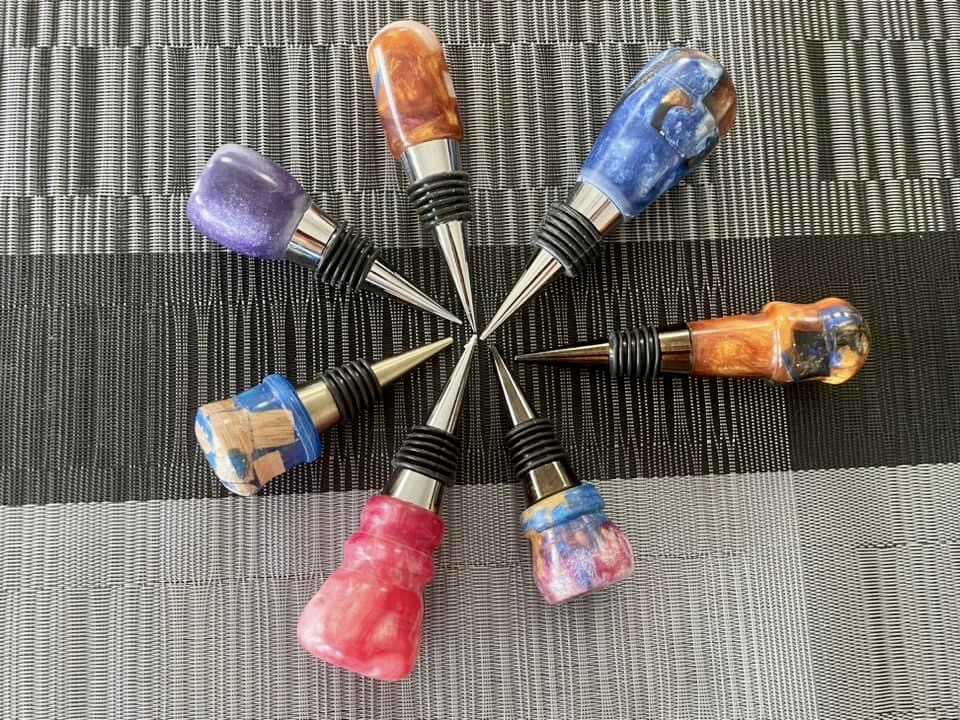 A variety of bottle stoppers by KC's Creations are pictured, location and date unspecified | Photo courtesy of Kent Schlientz, St. George News