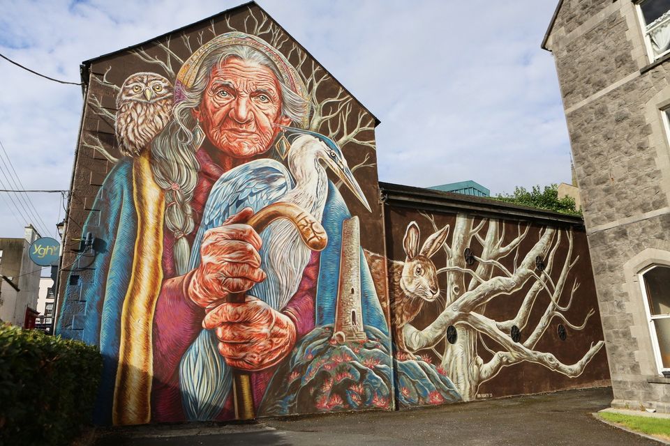 Vera Bugatti's ‘An Cailleach’ mural has been chosen as one of the 25 most popular artworks of August by Street Art Cities. 