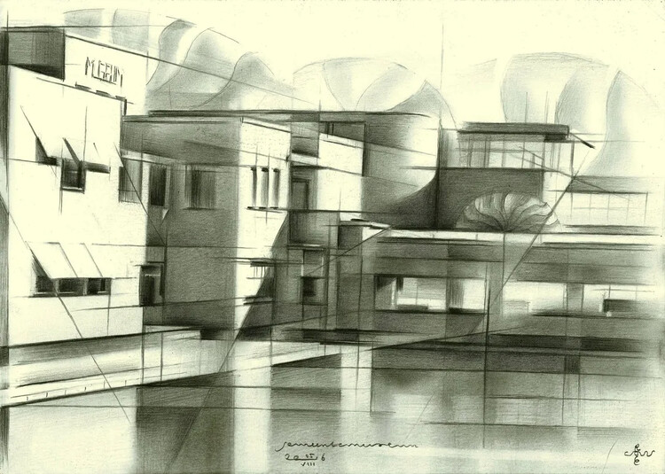 From Sketch to Painting: A Digital Art Gallery To Inspire Everyday Architectural Work - Image 6 of 29