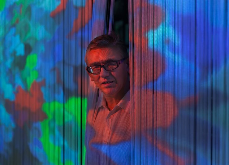 French media artist Miguel Chevalier is holding his second solo exhibition 'Digital Beauty 2023 Season 2' through Feb. 12, 2024. Courtesy of Ara Art Center