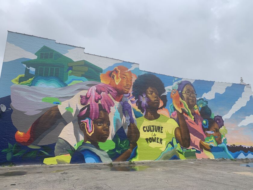 “Culture is Power,” recently redone by artist Max Sansing.
