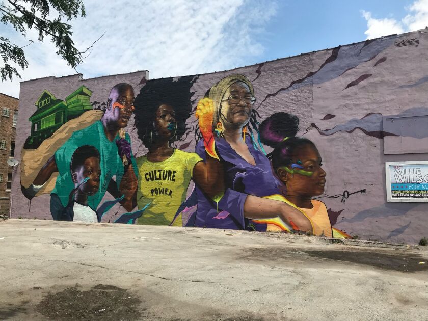 “Culture is Power,” shown in 2018, shortly after it was created.