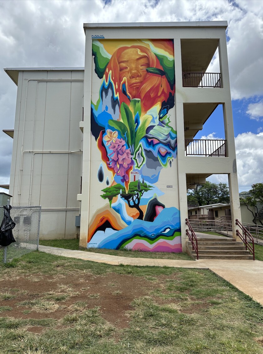 A mural by Max Sansing in Hawaii.