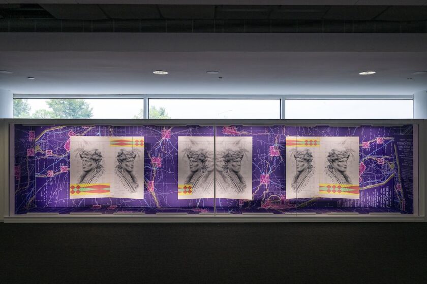 Among the new murals at O’Hare Airport.