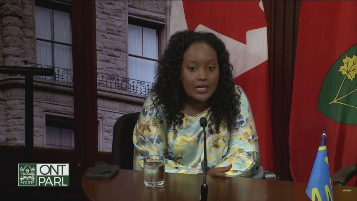 Click to play video: 'MPP Sarah Jama threatens to sue Premier Doug Ford over Israel-Hamas comments'