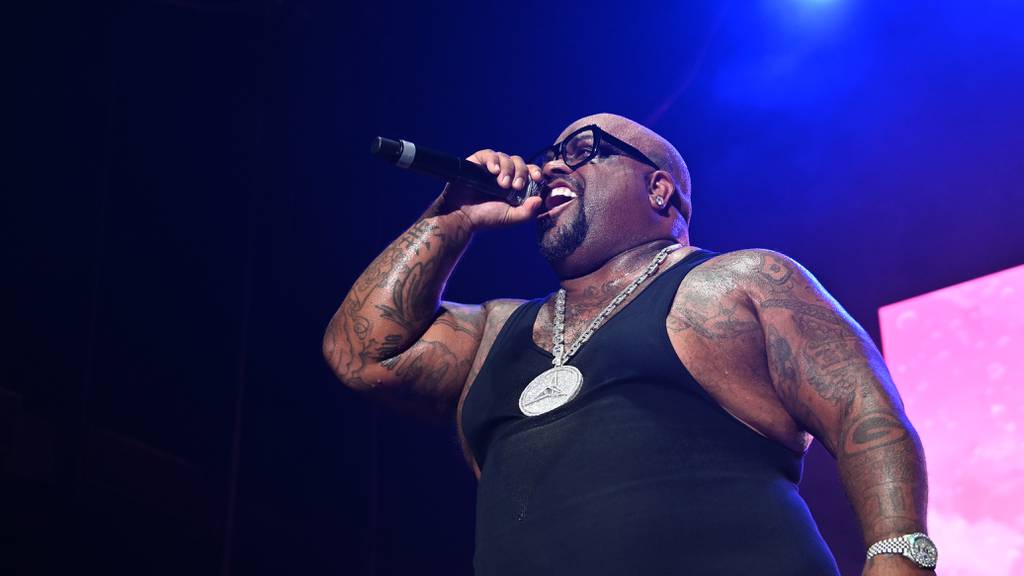 CeeLo Green of Goodie Mob performs onstage during ATL Hip-Hop Hop 50 concert: Yesterday, Today And (404)-Ever at Cellairis Amphitheatre at Lakewood on August 13, 2023 in Atlanta, Georgia.
