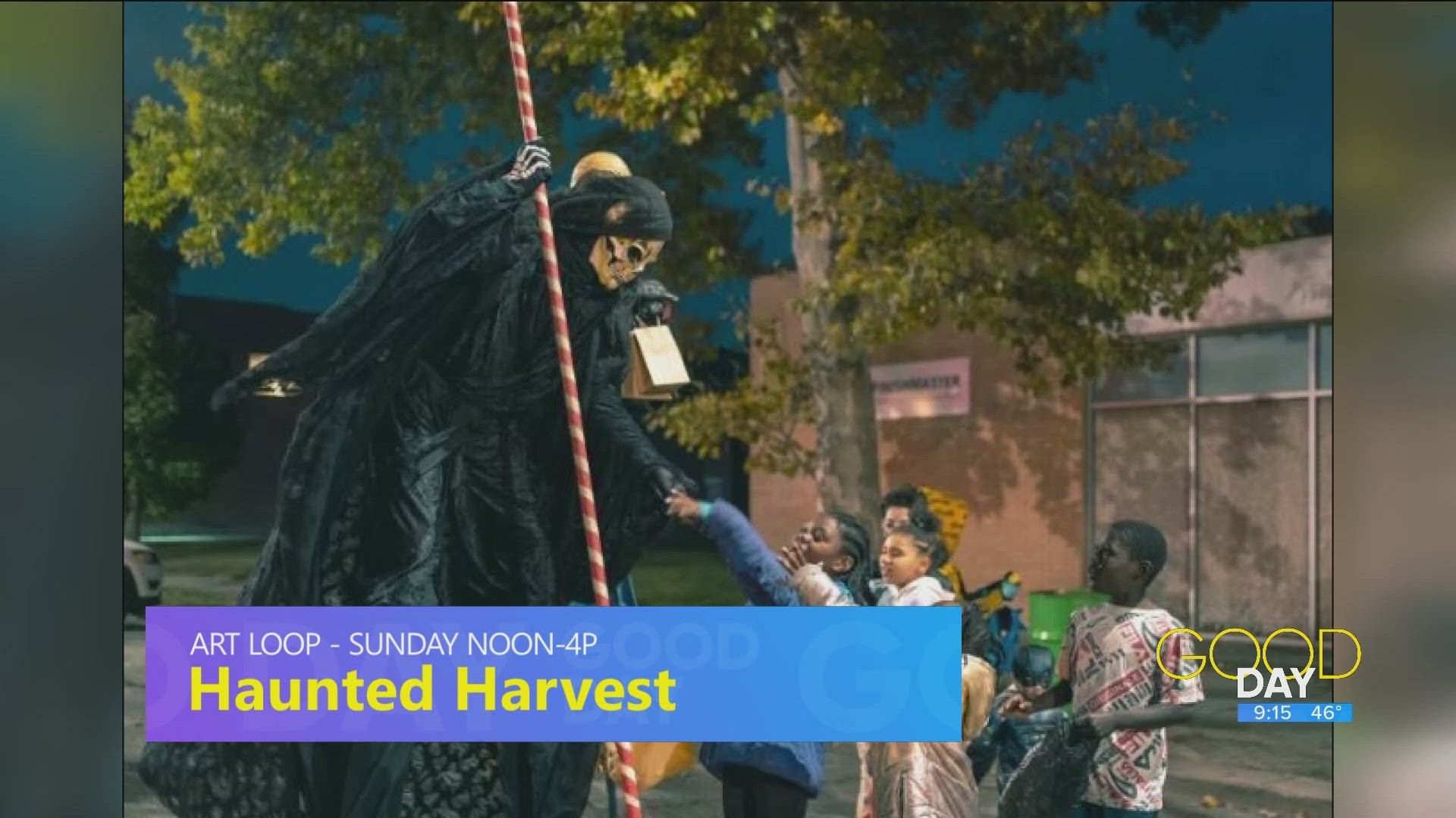 Michelle Harvey and Reggie Temple talk the Art Loop Haunted Harvest, where kids can make crafts and get candy in this safe, art-involved event.
