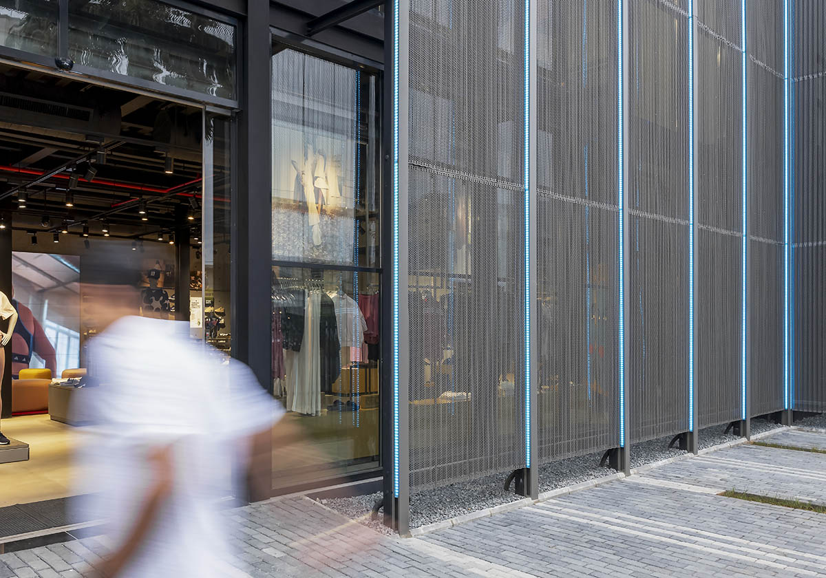 Lagos context informs Oshinowo Studio-designed Adidas flagship store clad in perforated sheets