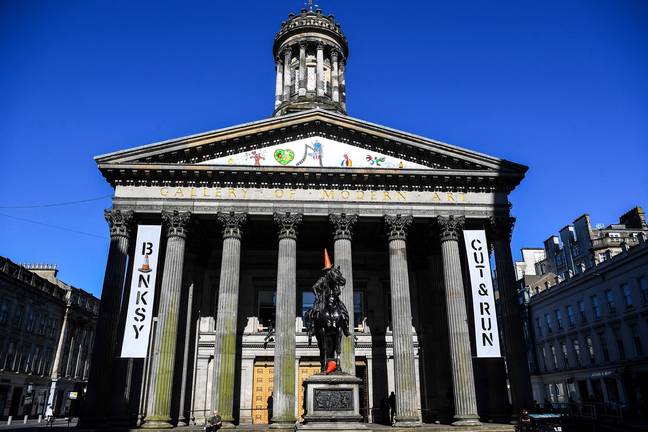 A court case could force Banksy to identify themselves on the record. Credit: ANDY BUCHANAN/AFP via Getty Images