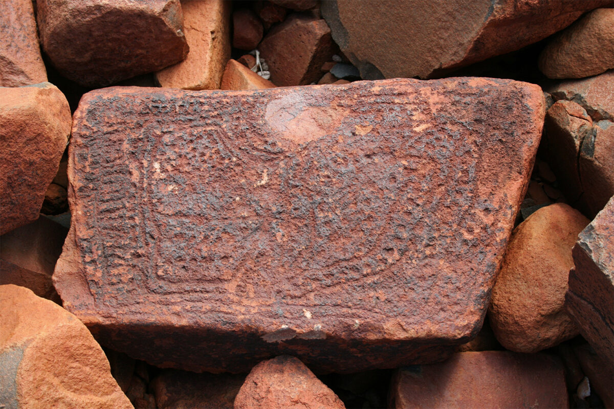 The red rocks of Murujuga hold the world’s largest and oldest collection of petroglyphs, dating back at least 40,000 years. rocks-6