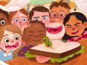 A detail from the cover of Mr. S, written and illustrated by Monica Arnaldo.