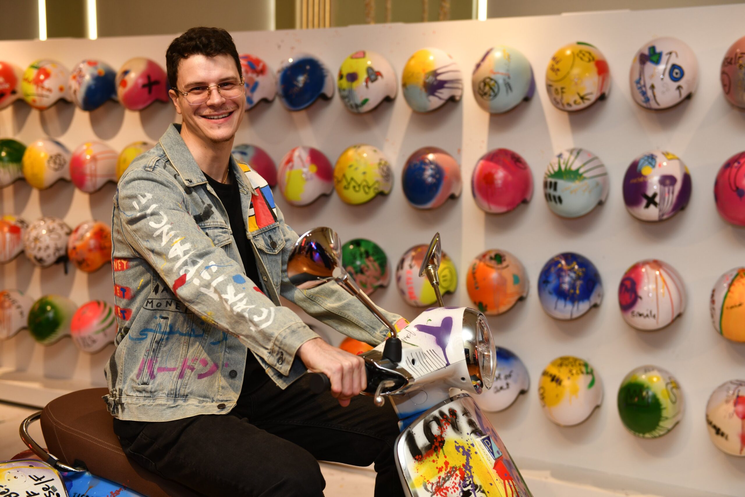 Pop artist Jisbar, Istanbul, Türkiye, Nov. 11, 2023. (Photo courtesy of Kalyon Kültür)