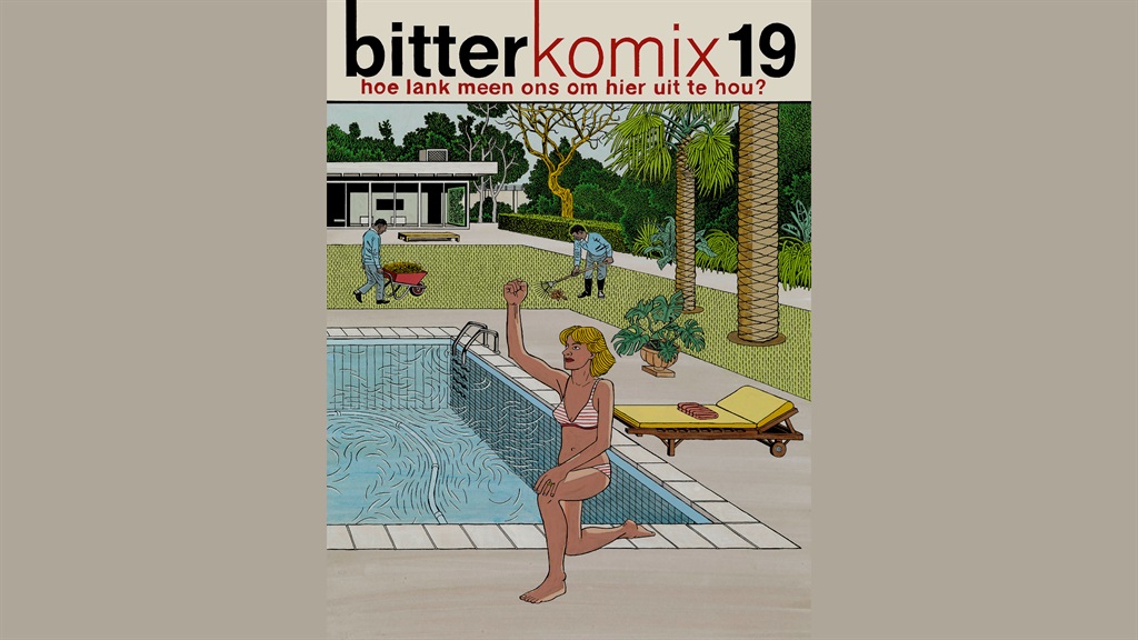 Cover of the satirical comics magazine 'Bitterkomix' 