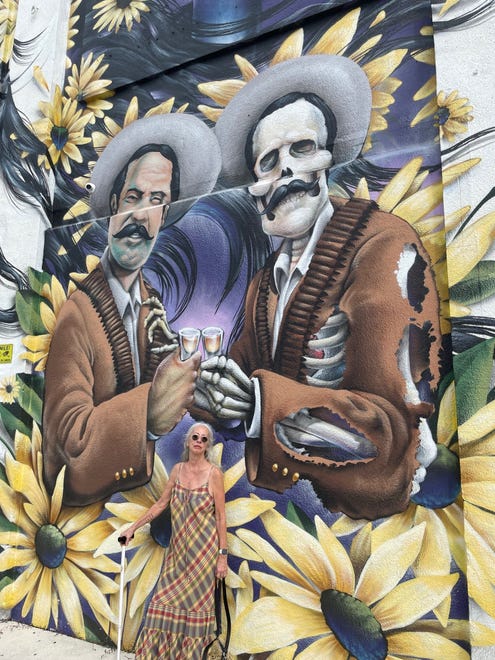 Be the toast of the town in front of the now-closed Los Panchos Tacos and Tequila Bar instagram-ready mural on the corner of Lake Avenue and J Street in downtown Lake Worth Beach.