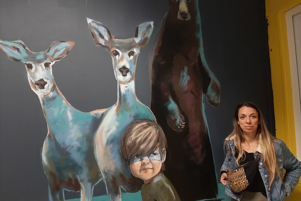 Parmi les artistes invités, Camille Auffray, originaire de Plougastel-Daoulas.