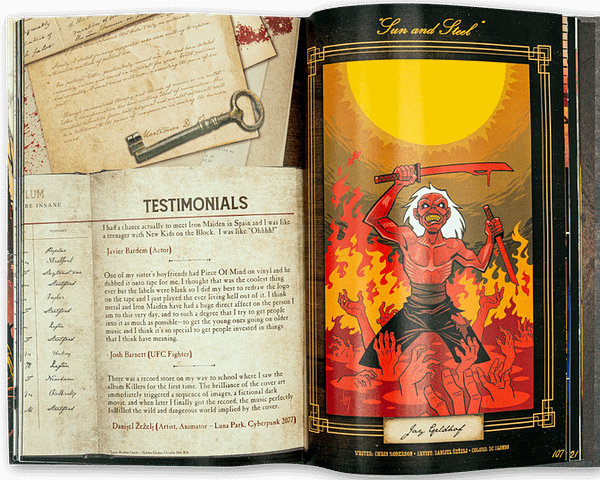 Iron Maiden Creates A Piece Of Mind Graphic Novel With Z2 Comics
