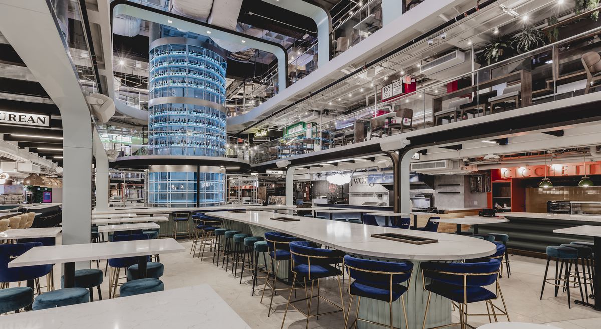 food hall.