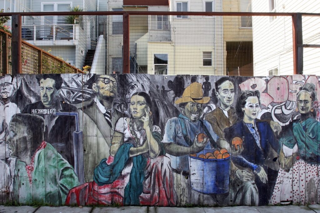 Balmy Street mural in the Mission District of San Francisco