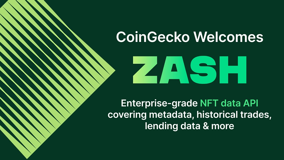 CoinGecko Acquires Zash NFT Data API