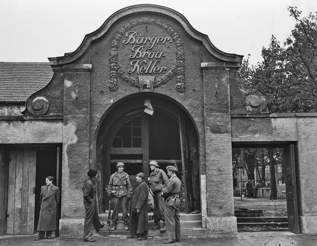 The Bürgerbräukeller beer hall in Munich