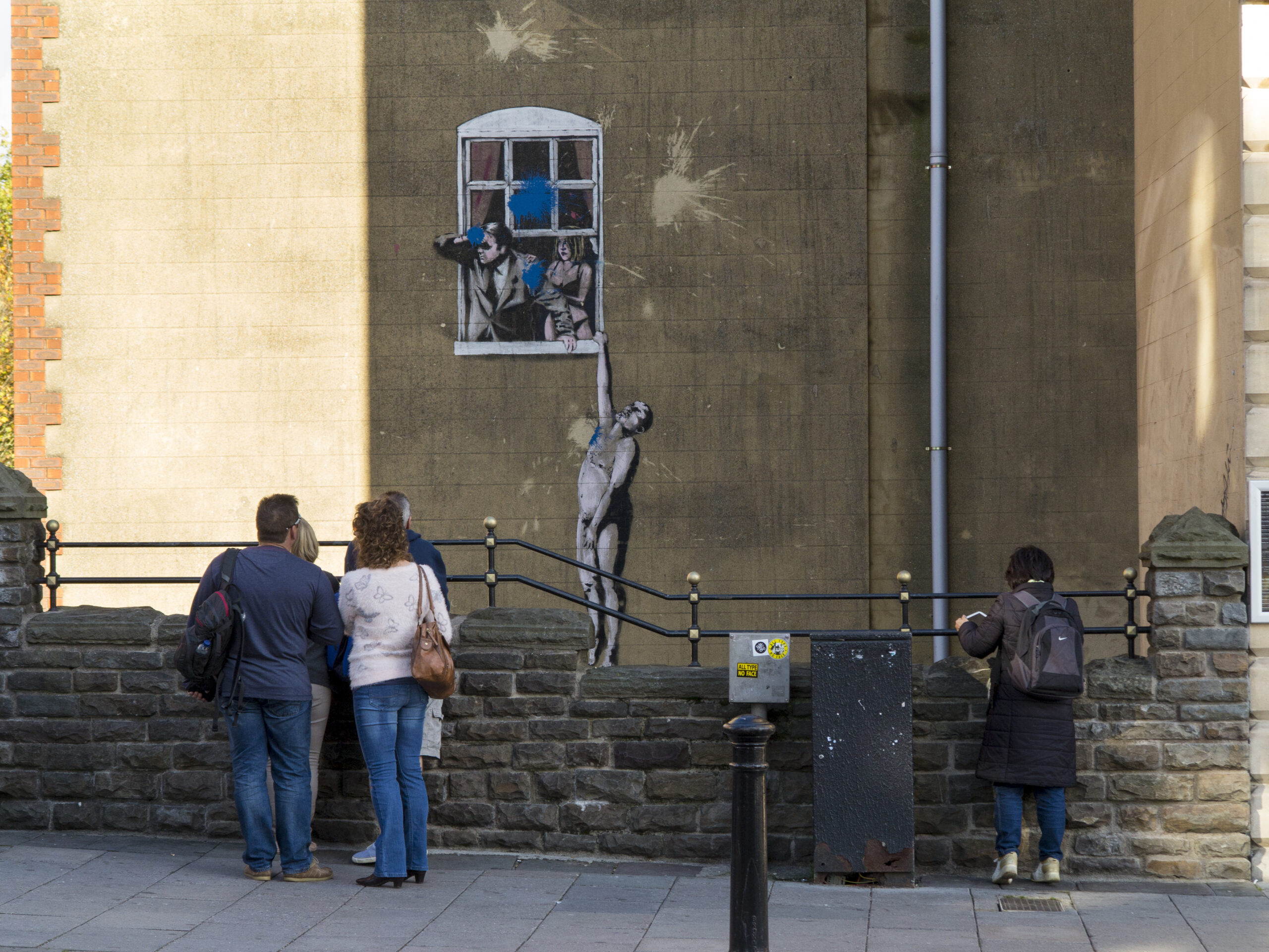 Much of Banksy's art has appeared in what's thought to be his home city Bristol