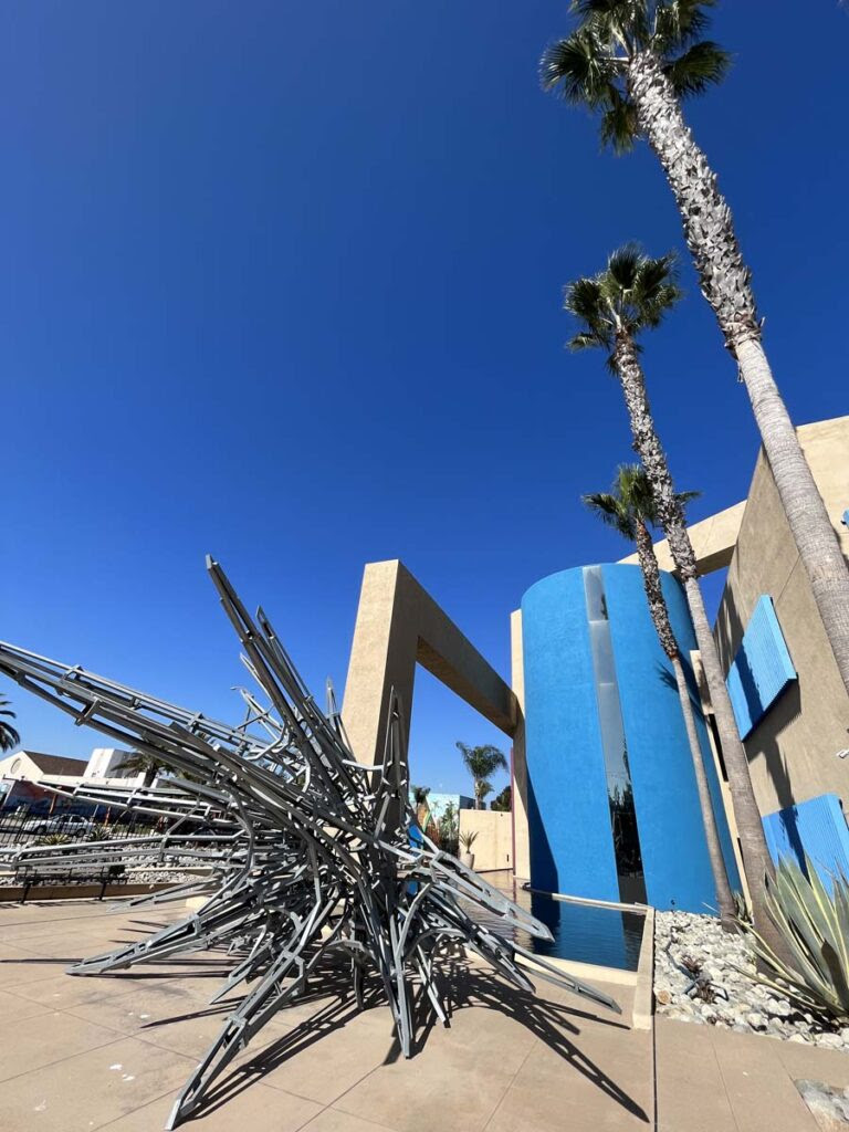 Outdoor space at the Museum of Latin American Art.