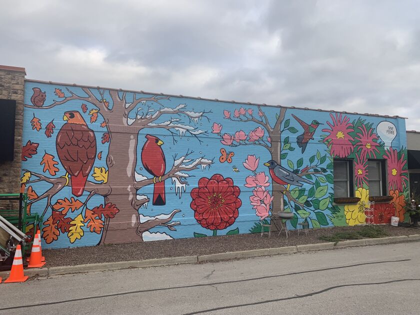 A mural in Northbrook that we learned about from a tip.