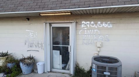 Photographs released of the graffiti in Florida