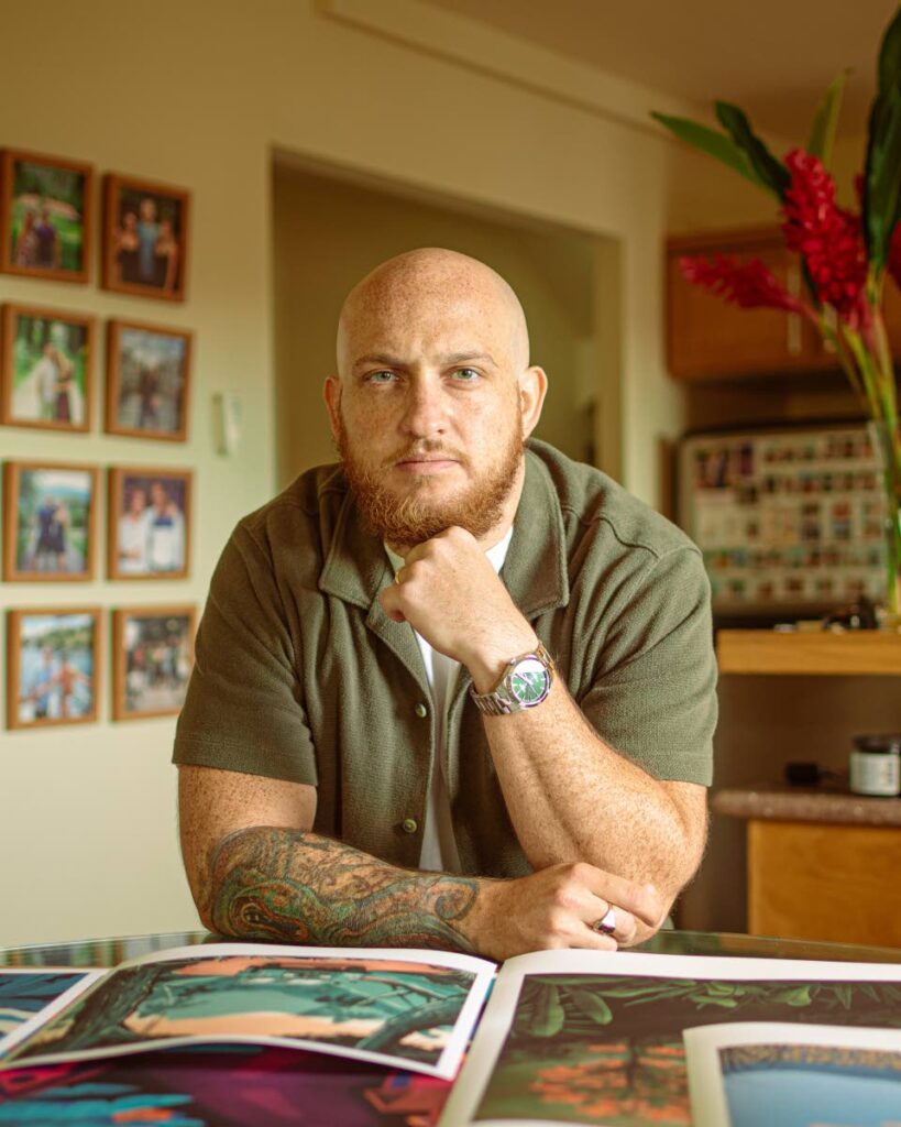 TT artist Nicholas Huggins. - Corri Latapy