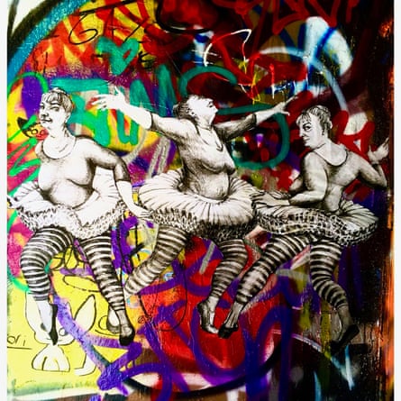 Deborah Wood’s joyous ‘drawings of old ladies dancing in tutus’