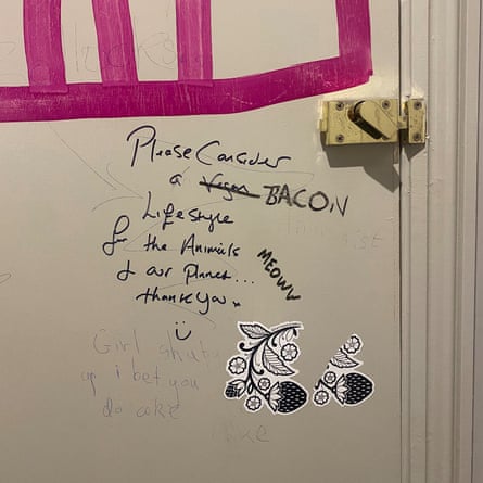 Graffiti at the Crooked Billet, London.