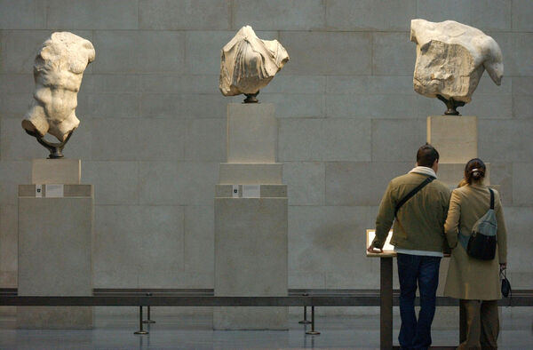 The Parthenon Marbles, also known as the Elgin Marbles, in London's British Museum. The Parthenon Marbles, also known as the Elgin Marbles, in London's British Museum.