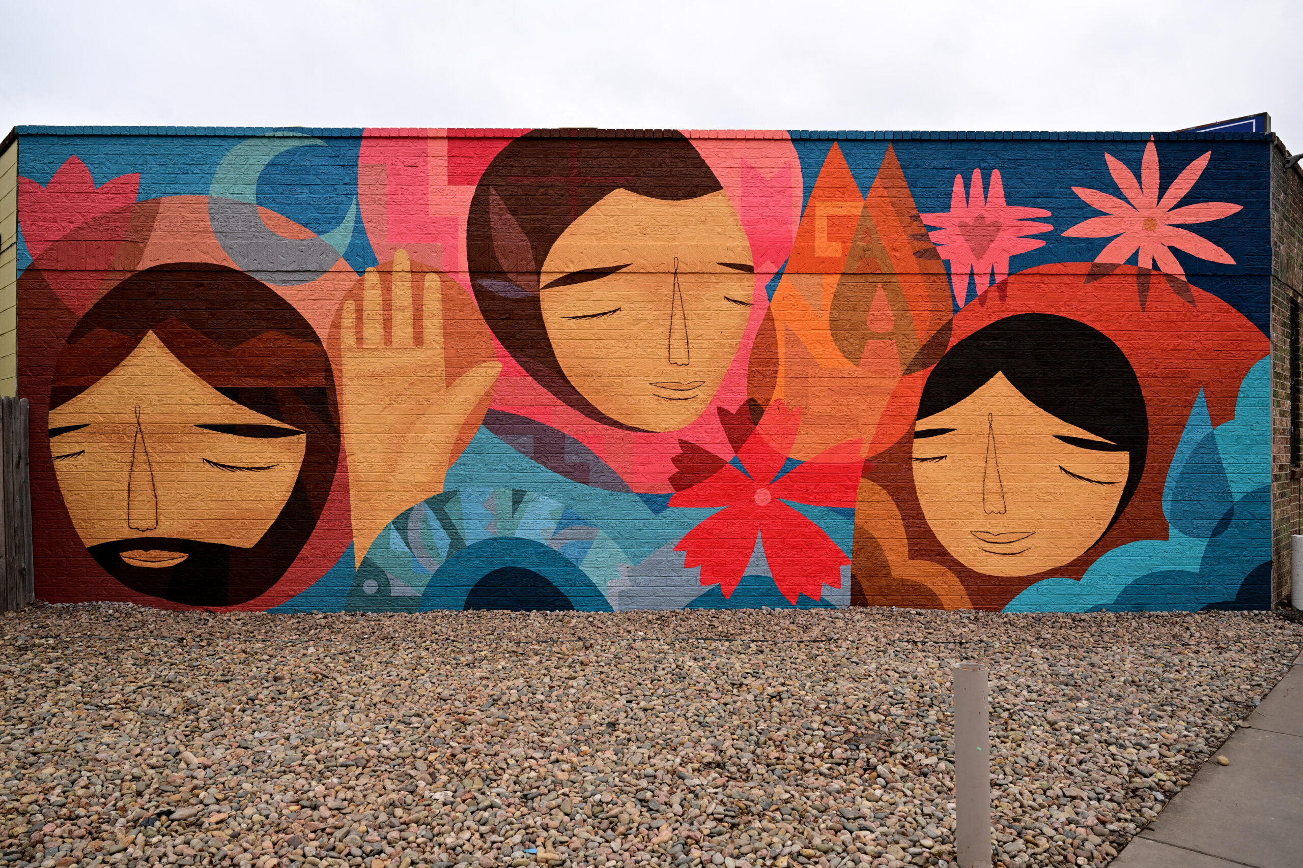 The finished mural by Muralists Jaime Molina and Pedro Barrios on March 15, 2023. (Photo by Helen H. Richardson/The Denver Post)