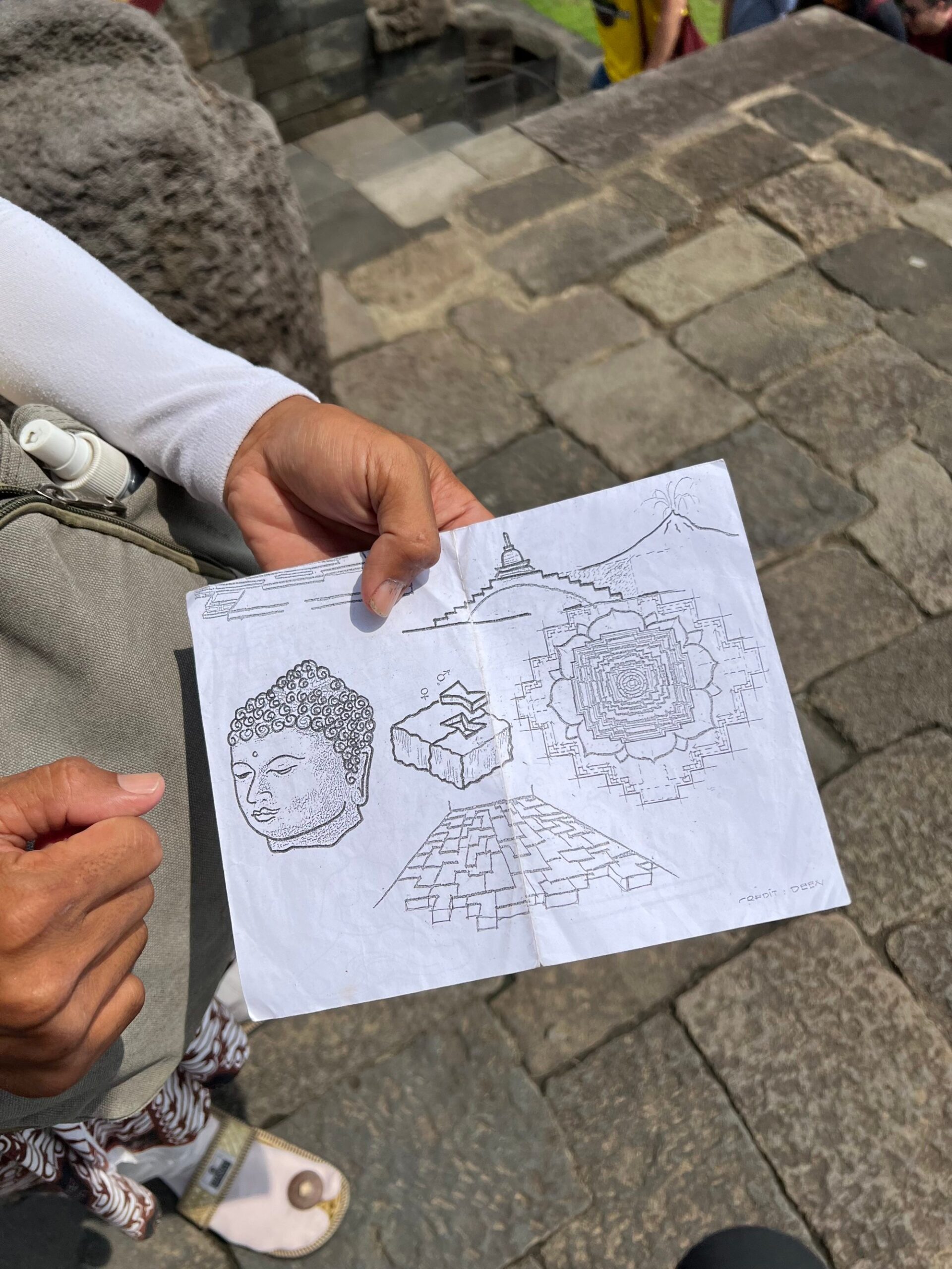 Candi Borobudur’s temple guides are from the local community and can be the temple’s best advocates and sources of information. Photo: Penny Watson
