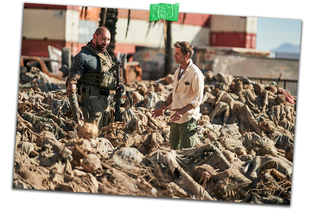 army of the dead film set