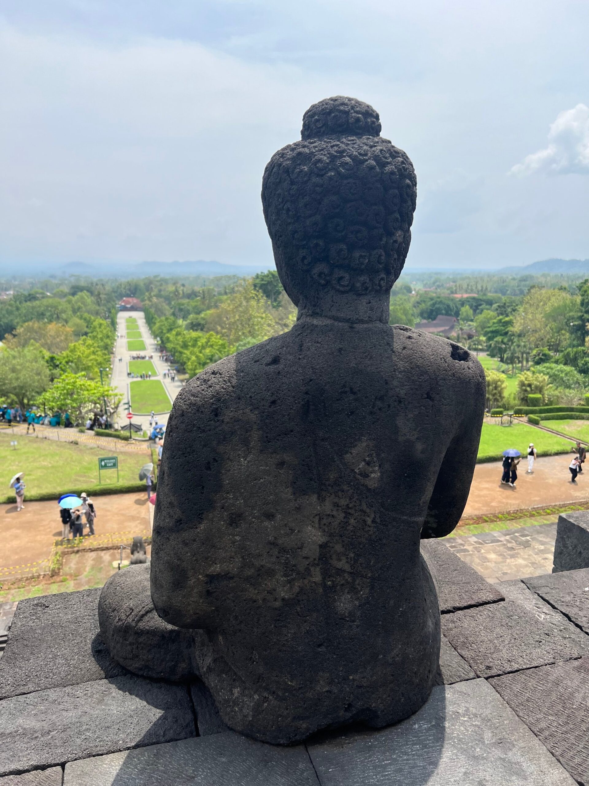 Only 16 Buddha statues have not had their heads stolen. Photo: Penny Watson