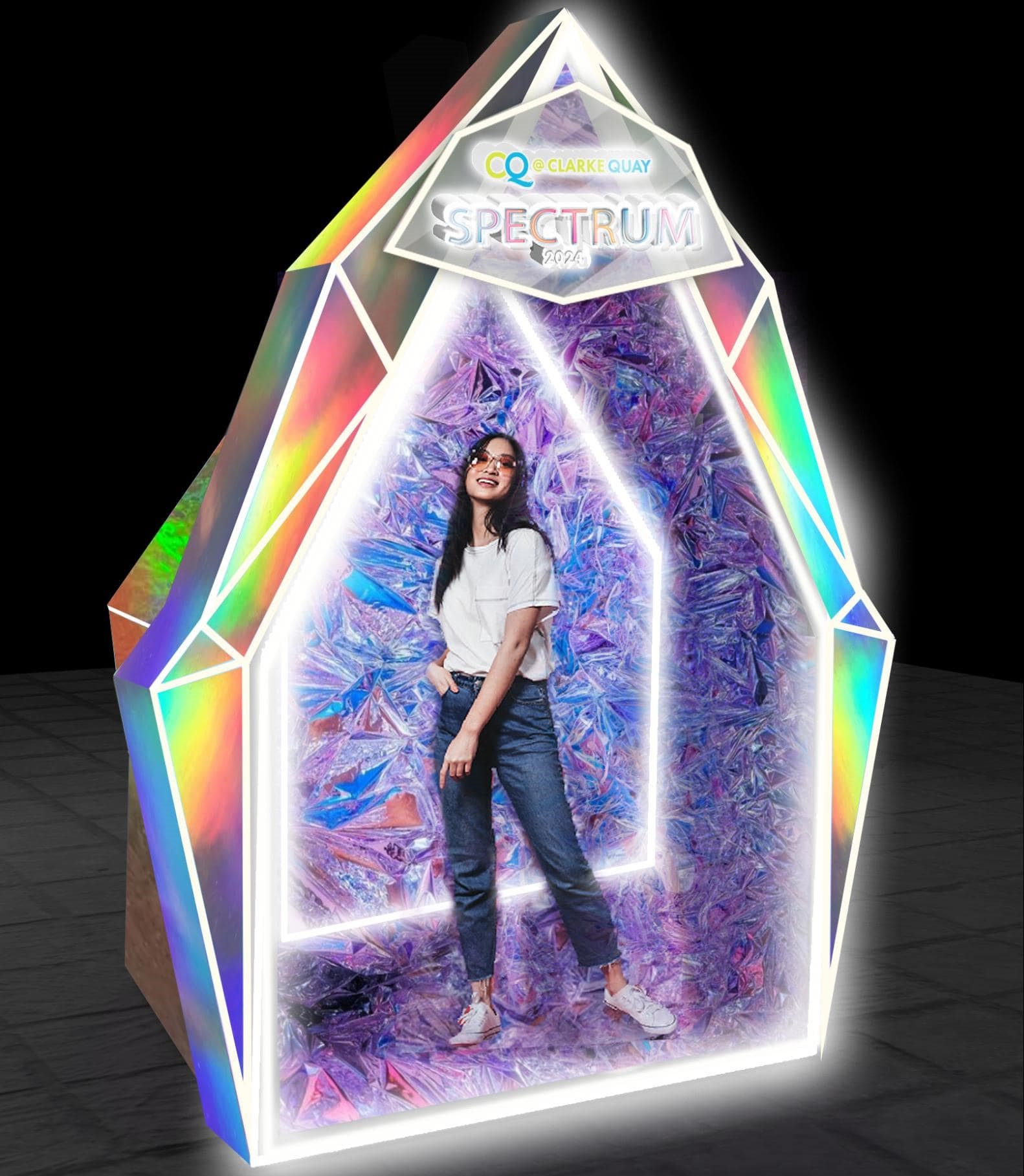 CQ @ Clarke Quay’s NYE Countdown - Kaleidoscope photobooth