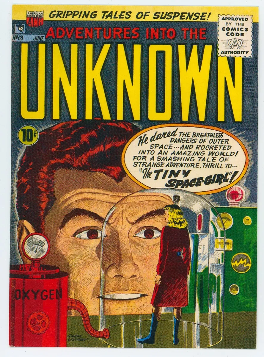 The Art of Classic Comics Unknown The Fabulous 1950s Postcard 2012 | eBay