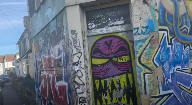 YouTube commenters were shocked at the amount of graffiti on display
