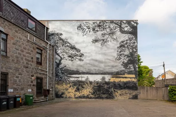 Nespoon’s intricate lacework mural at Whitehouse Street