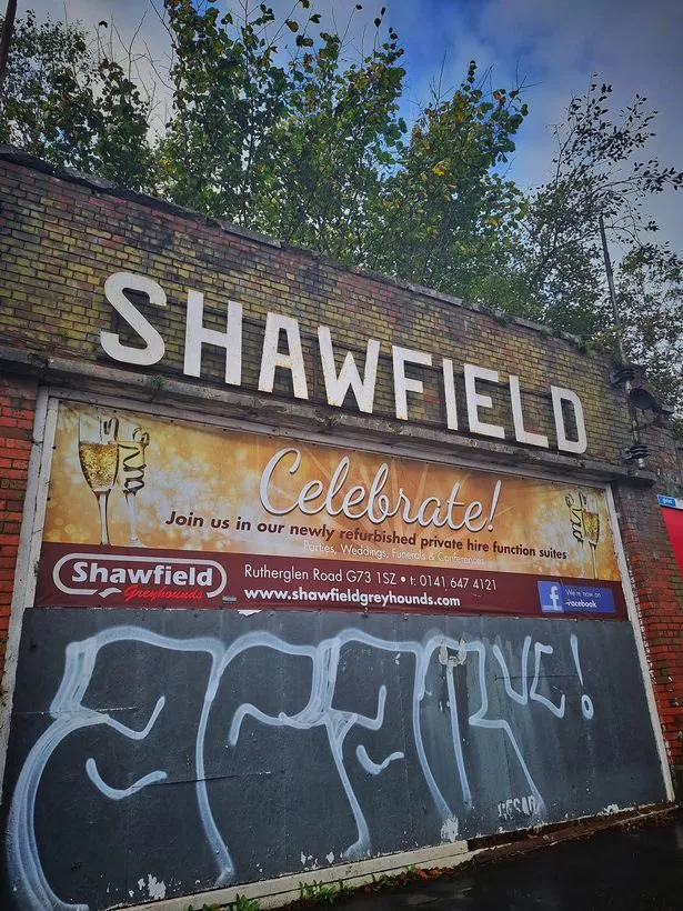 The scene outside Shawfield which hasn't reopened since closing at the start of the pandemic