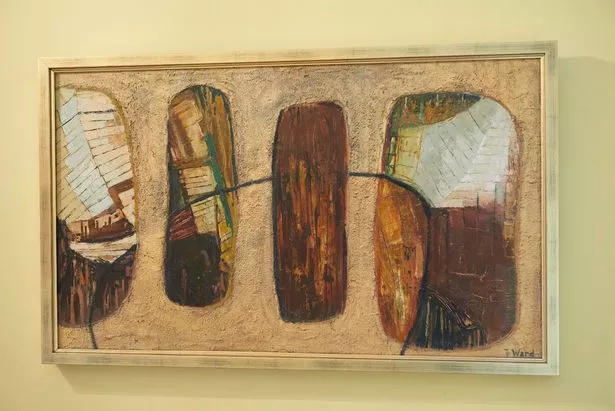 Florence Ward's 1965 piece Quartz Inset Works inside 10 Downing Street. The Government Art Collection was interested to see some more contemporary works from the Laing which is best know for its 19th Century masterpieces. © Crown Copyright, UK