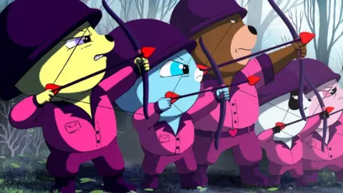 GKids A still from the animated film Unicorn Wars