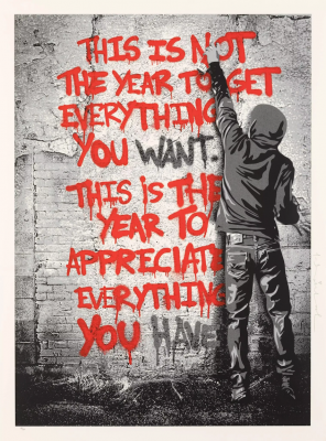 Open Your Mind, by Mr Brainwash (born 1966), Executed in 2021 Limited edition print © Mr Brainwash